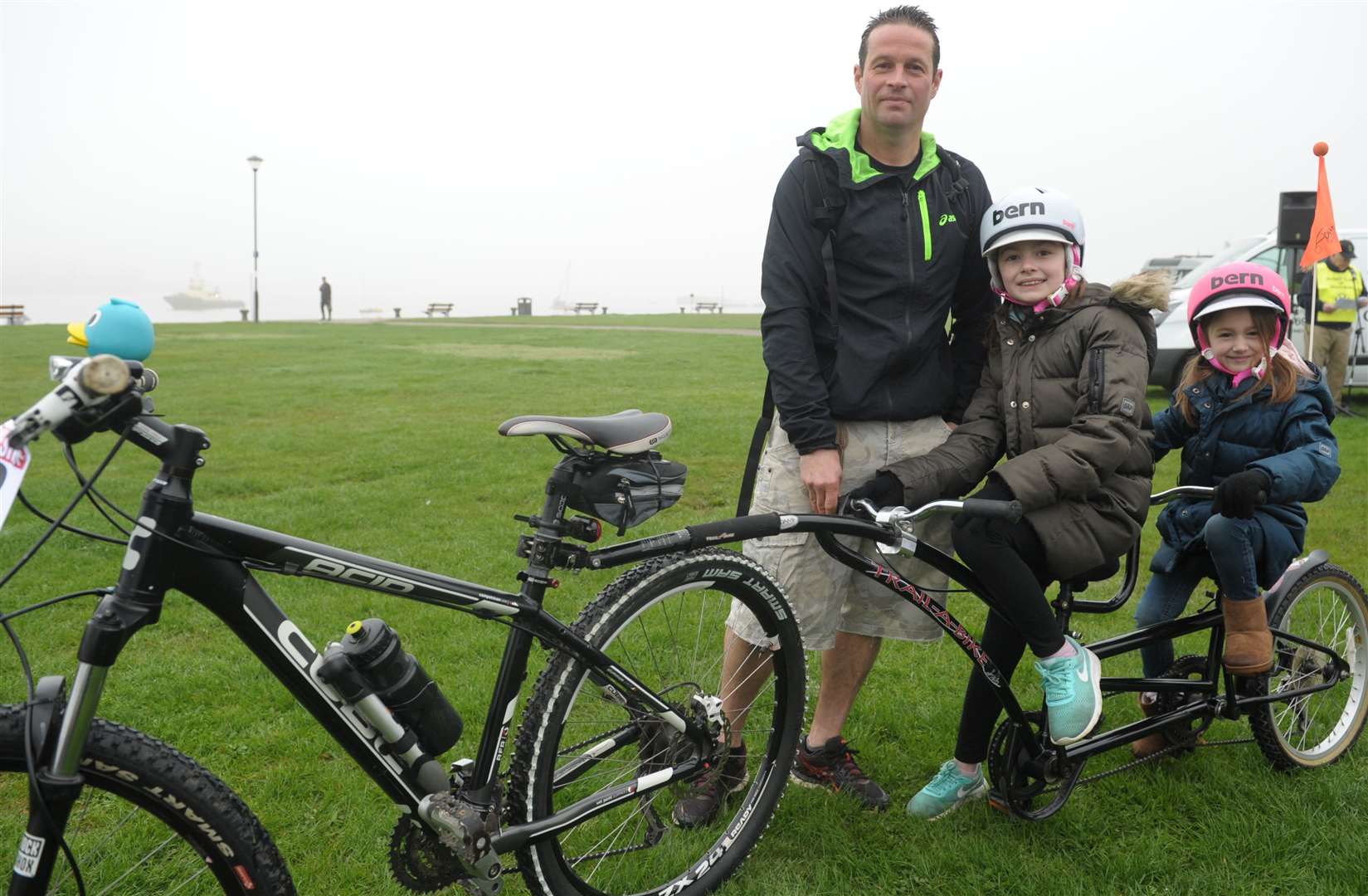 Families at last year's On Your Bike event