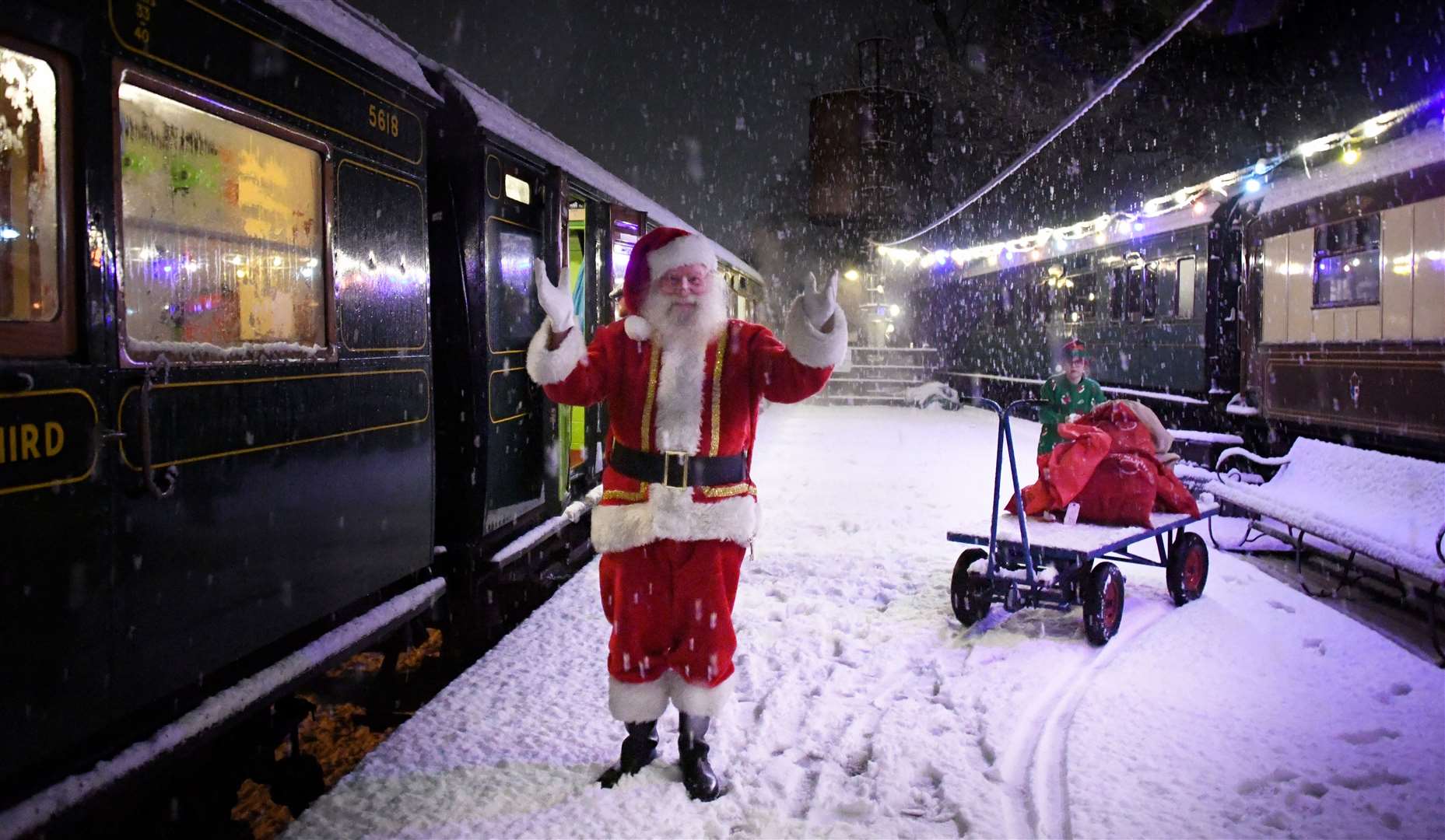 The Kent and East Sussex Railway’s Santa Specials train rides will return this Christmas. Picture: Robin Coombes