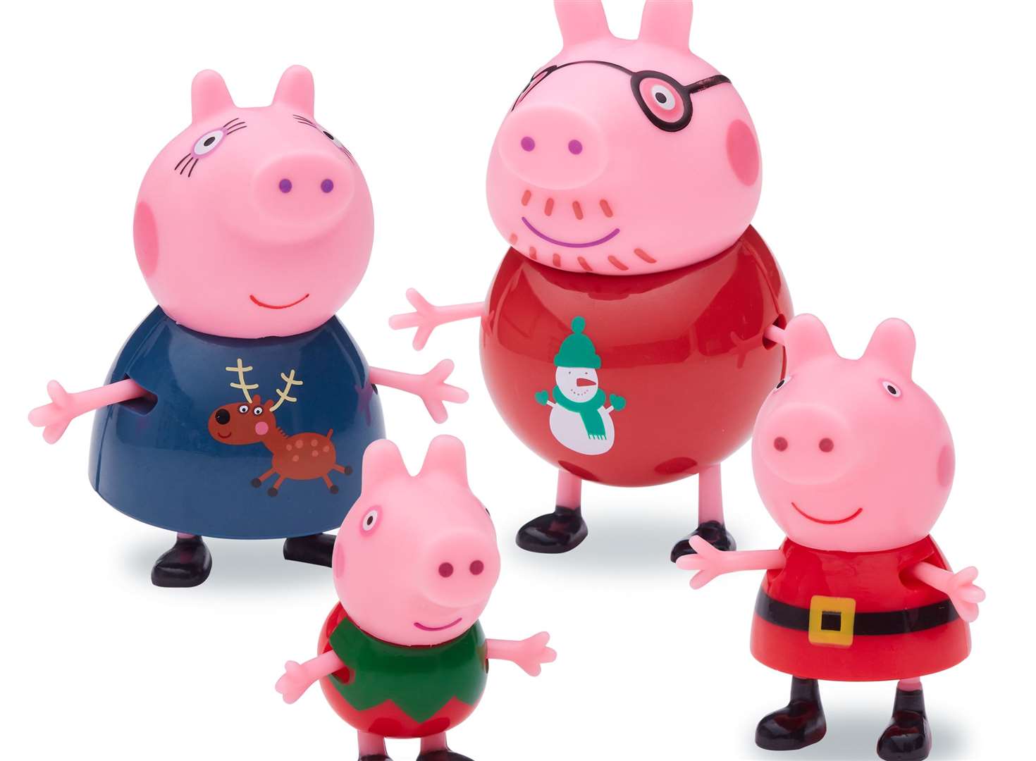 To celebrate Save the Children’s Christmas Jumper Day, The Entertainer is selling an exclusive, limited edition toy set of the Peppa Pig family - each wearing their own Christmas jumper
