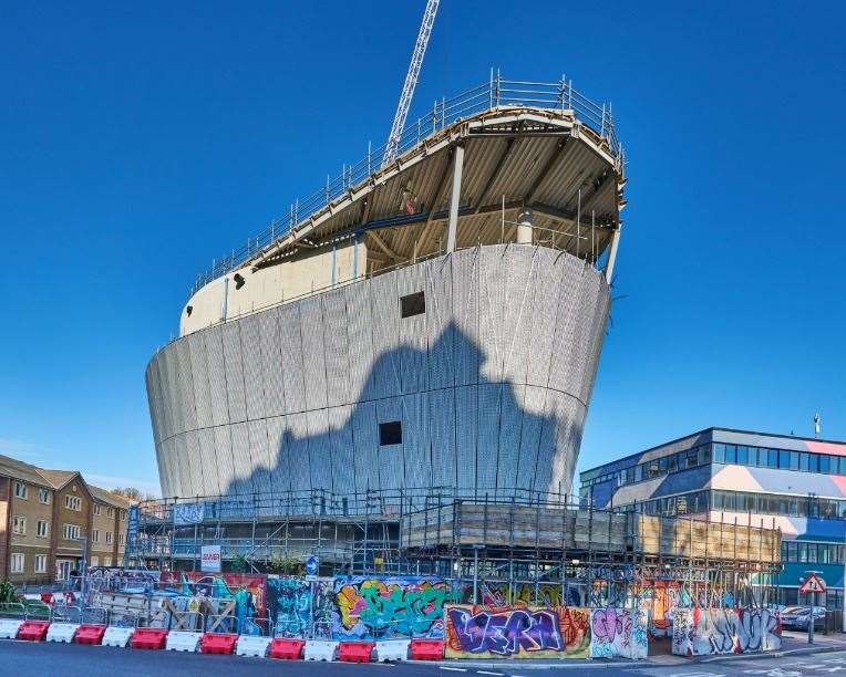 The new Folkestone skate park