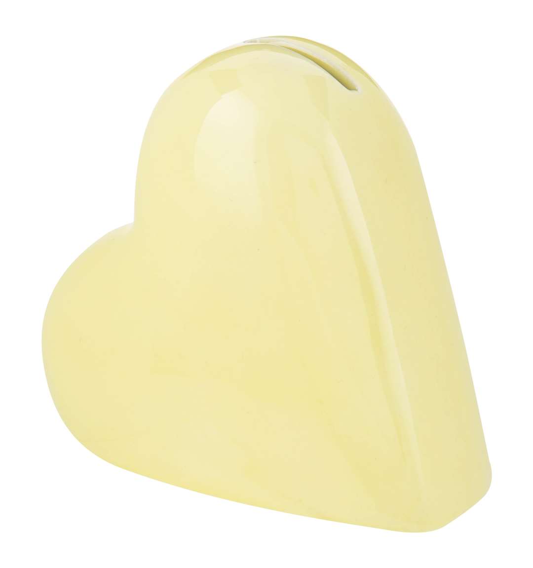 Saving for a sunny day? £1 heart shaped money box.