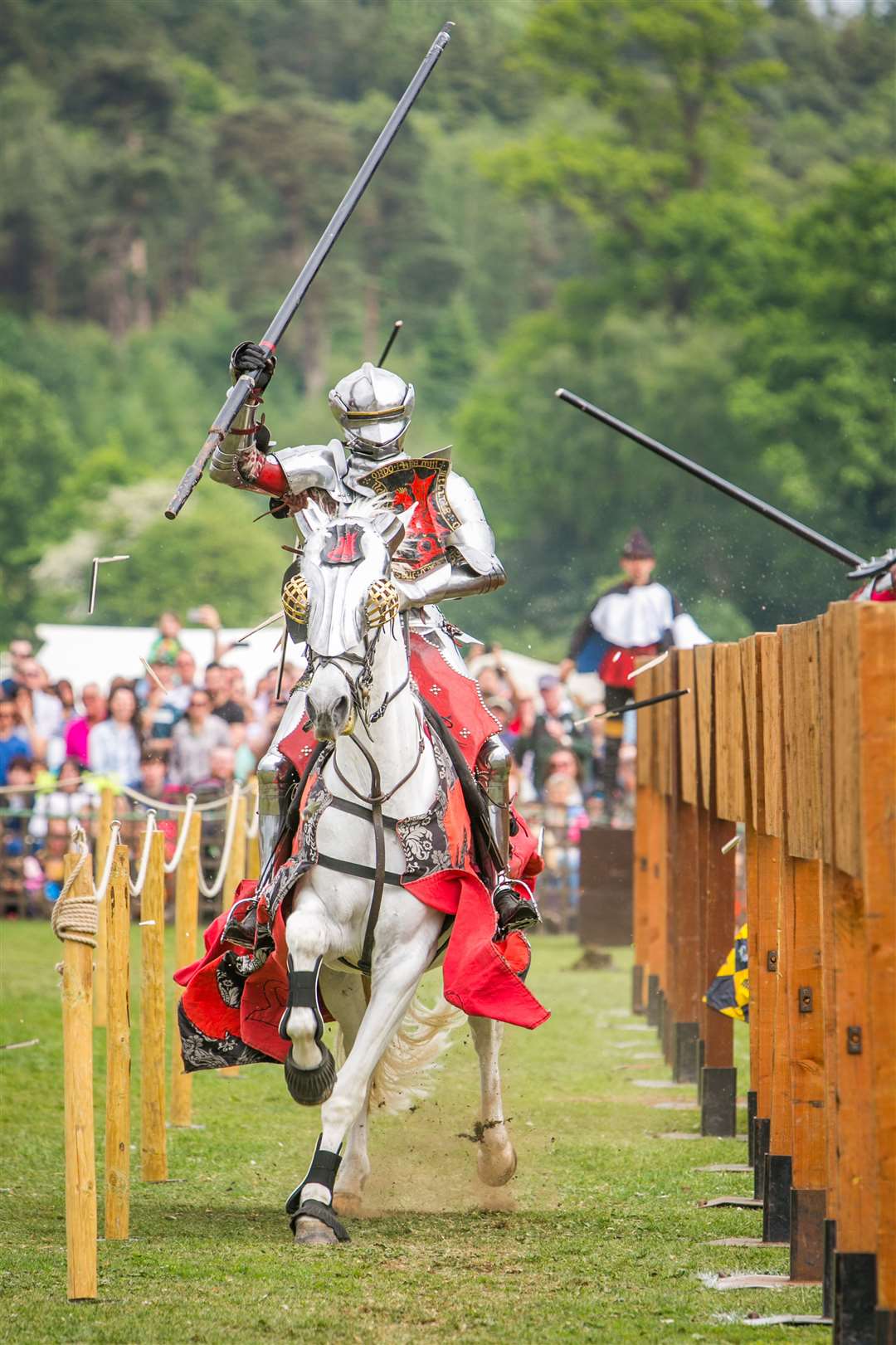 The joust between England and France at last year's event Picture: www.matthewwalkerphotography.com