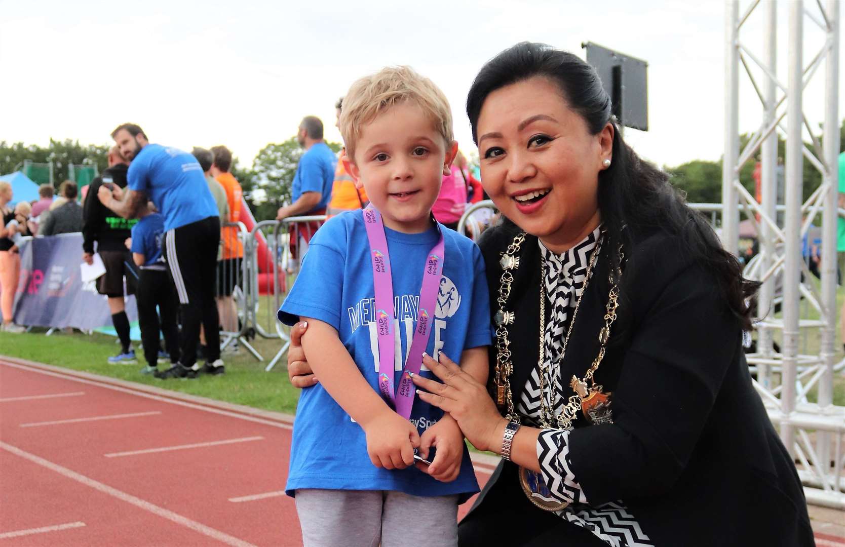 Cllr Nina Gurung (Lab) at last year’s Medway Mile. Picture: Rachel Evans