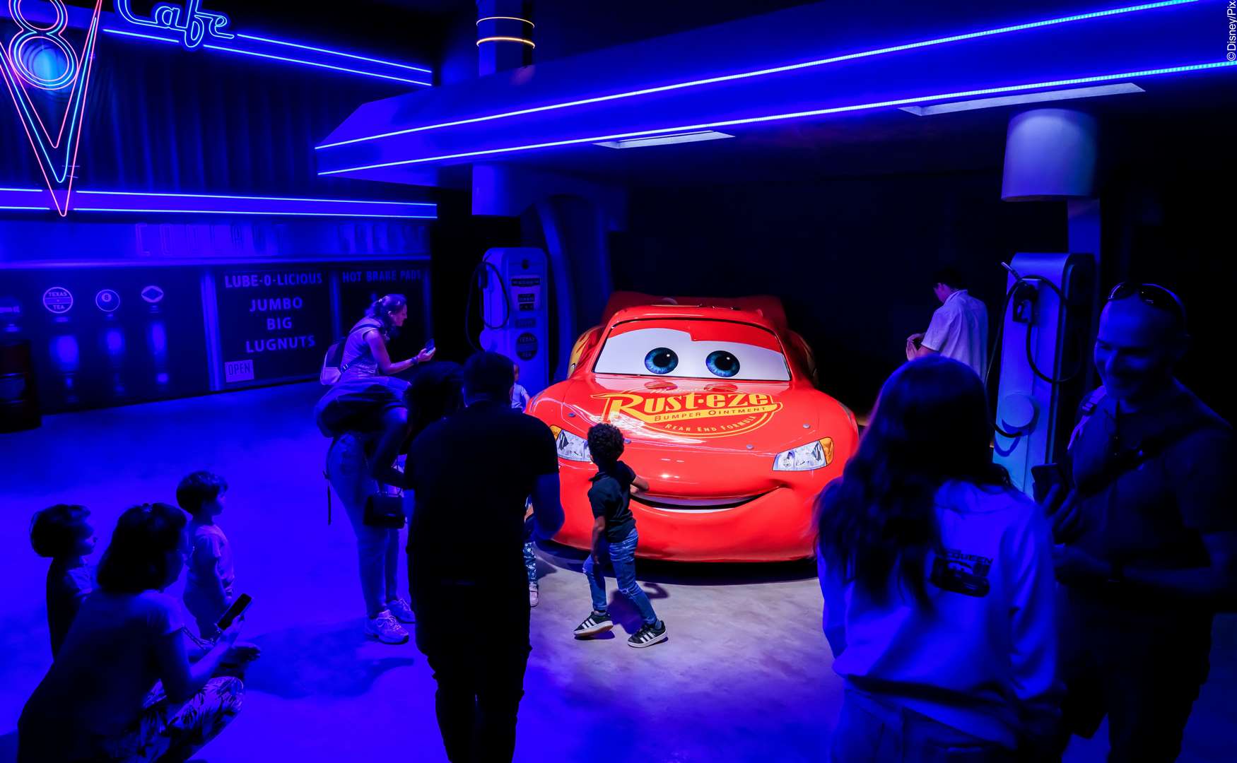 Visitors can get up close to more than 25 character sculptures and step inside scenes from Pixar films. Picture: Mundo Pixar Experience