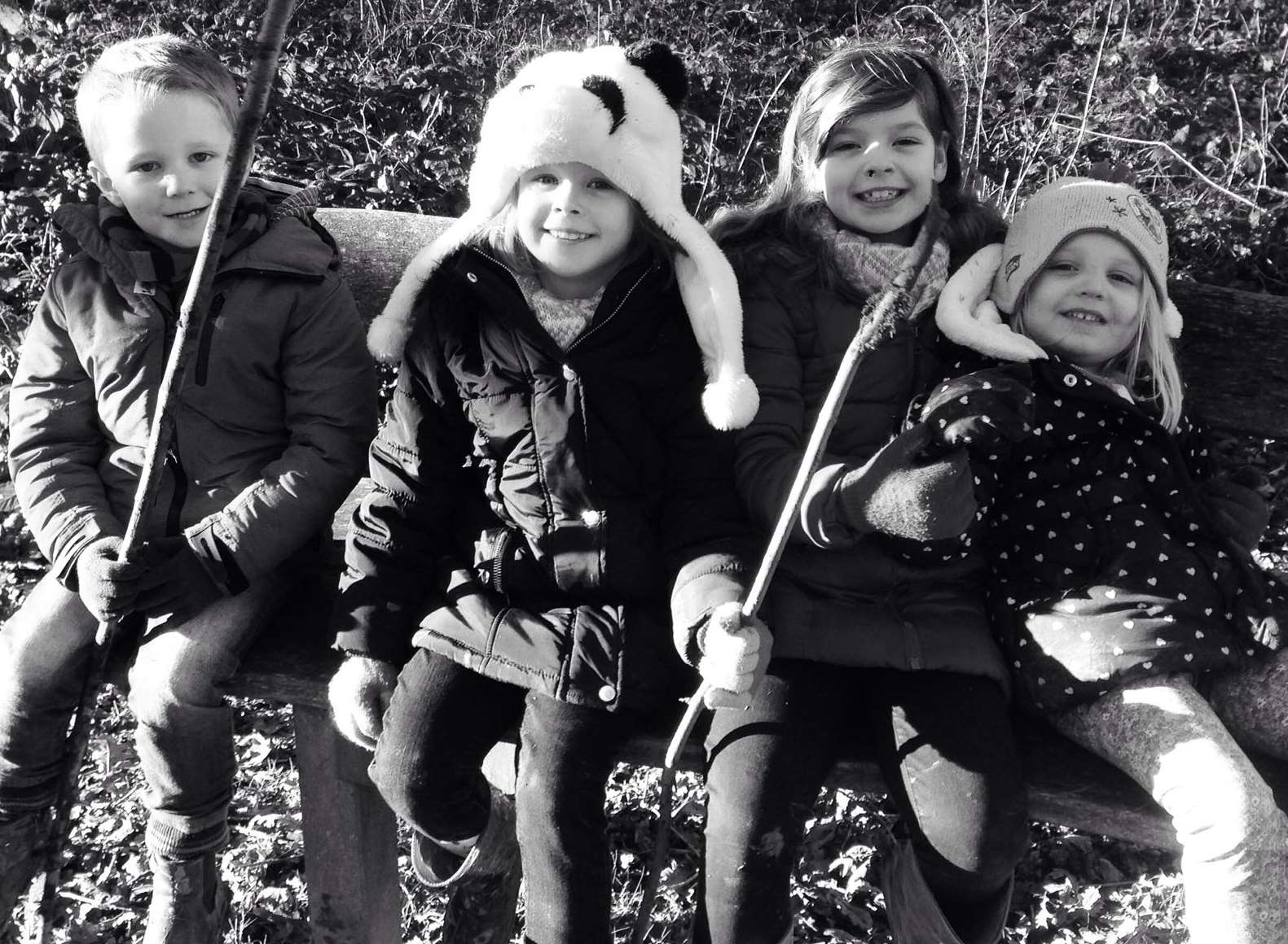 Wrapped up warm and ready to take on February's school break whatever the weather!