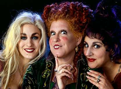 Hocus Pocus, starring Sarah Jessica Parker, Bette Midler and Kathy Najimy, will be an open air cinema treat this October half term at Betteshanger