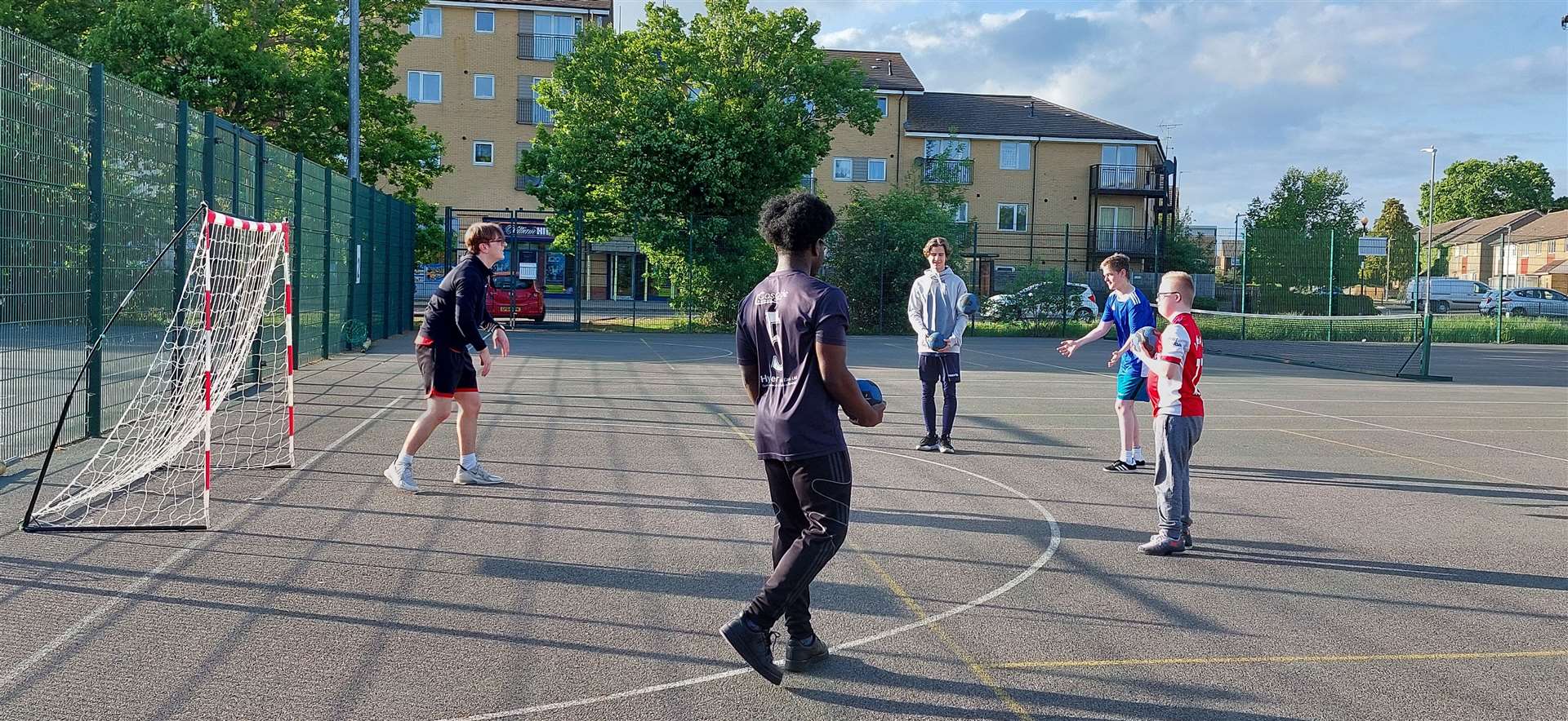 The young people chose which sports to play each week