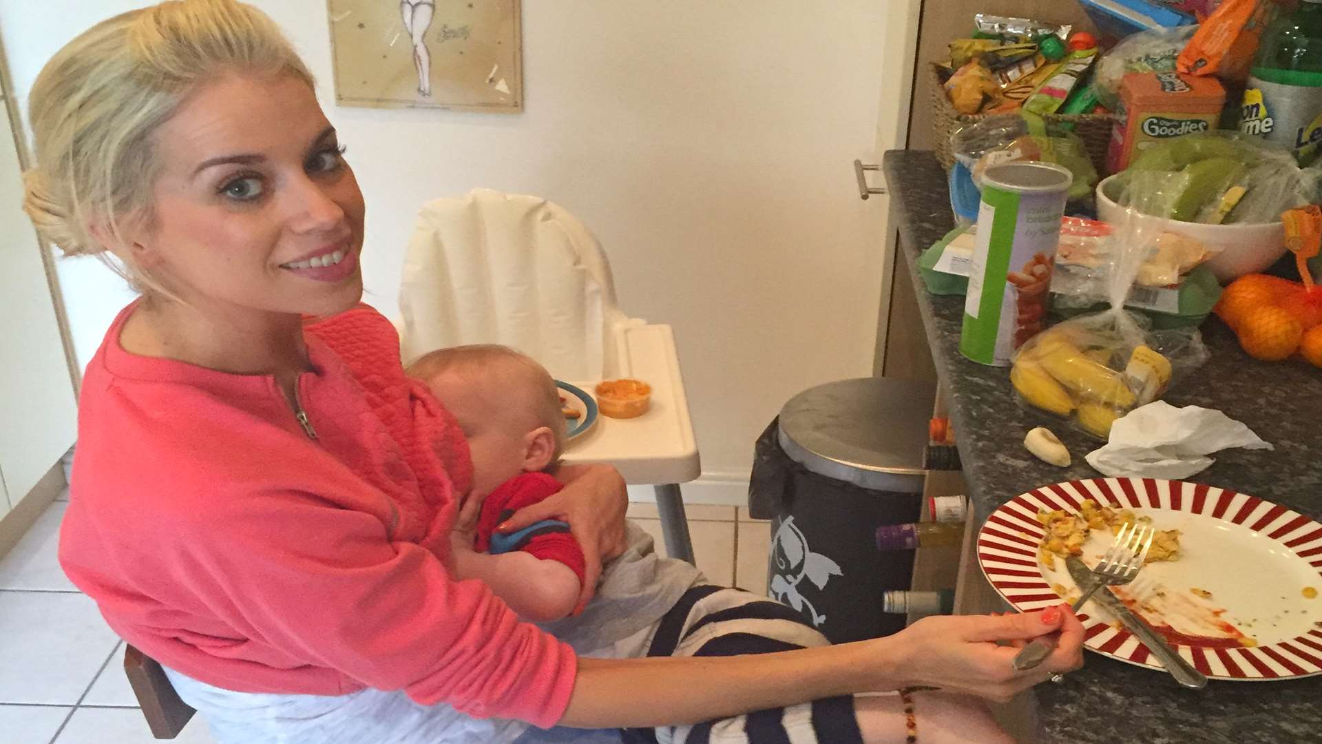 Charlie's final breastfeed with Noah