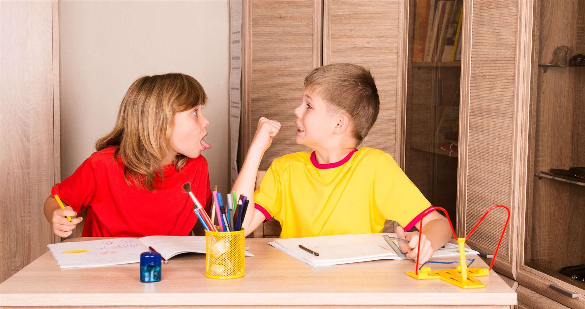 Would your children bicker and argue if left without an adult to manage the situation?