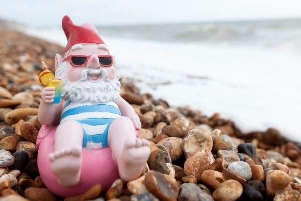 The gnomes can be found in Sandgate near Folkestone