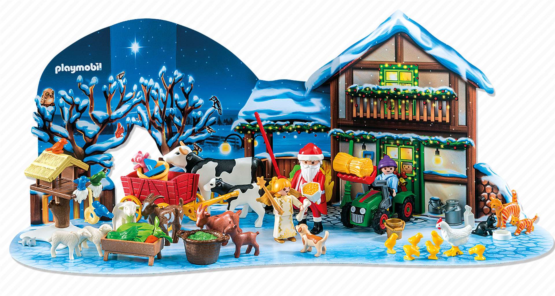 Playmobil Christmas On The Farm Advent Calendar