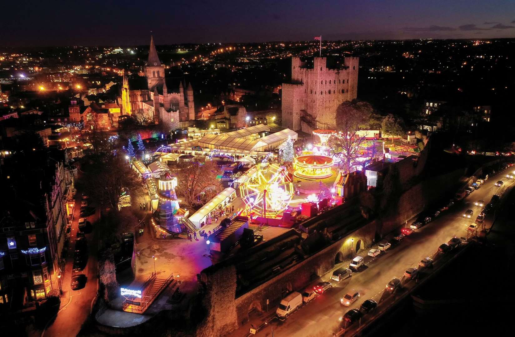Rochester Christmas Market is back for 2023. Picture: Medway Council