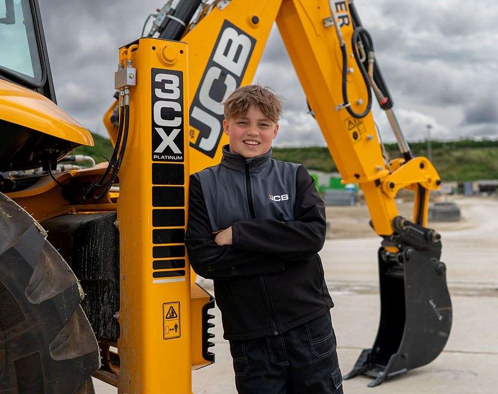 Finlay Gallagher, 13, from Maidstone