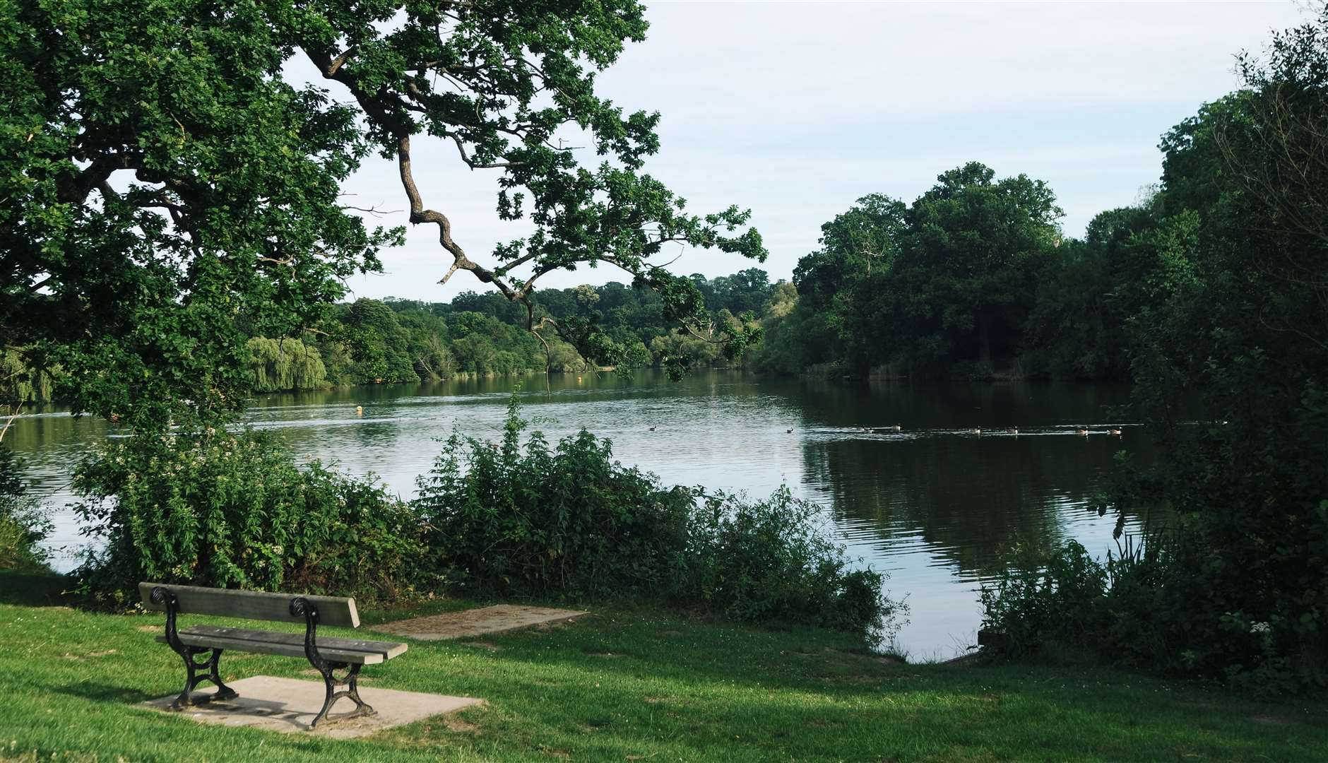 Maidstone’s Mote Park is one of the largest parks in the county. Picture: MBC