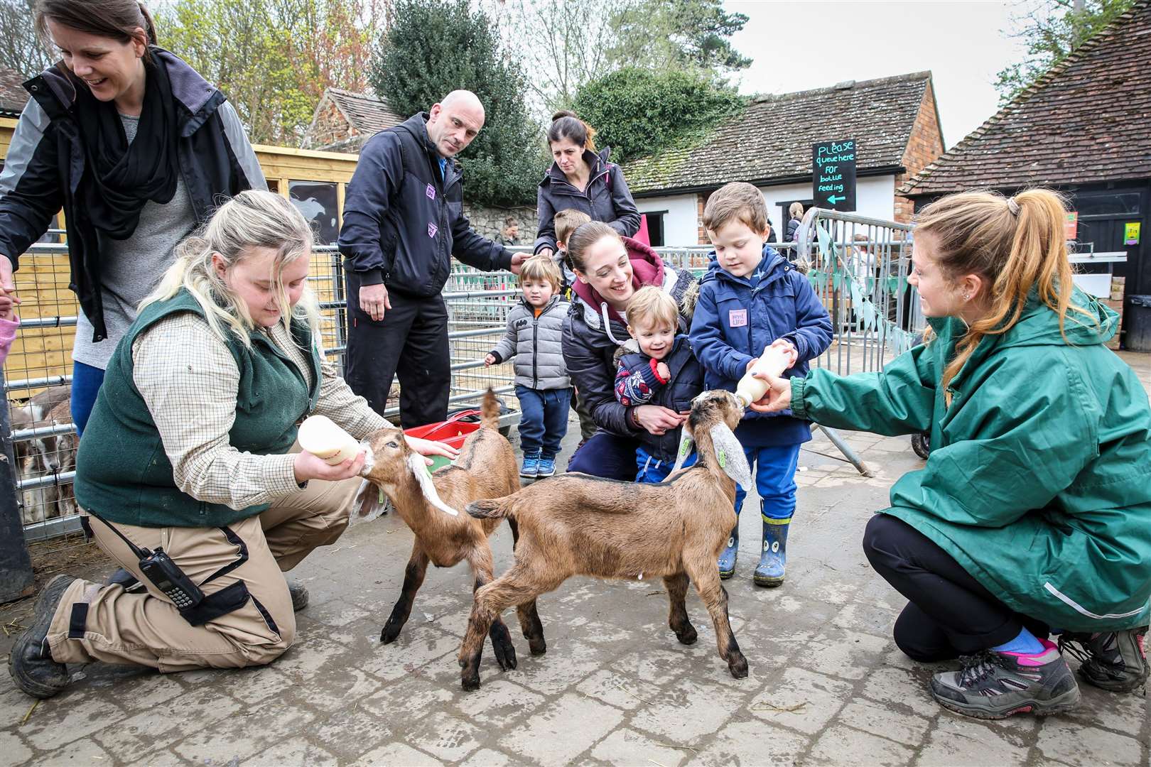 Easter activities at Kent Life include meeting the animals. Picture: Matthew Walker