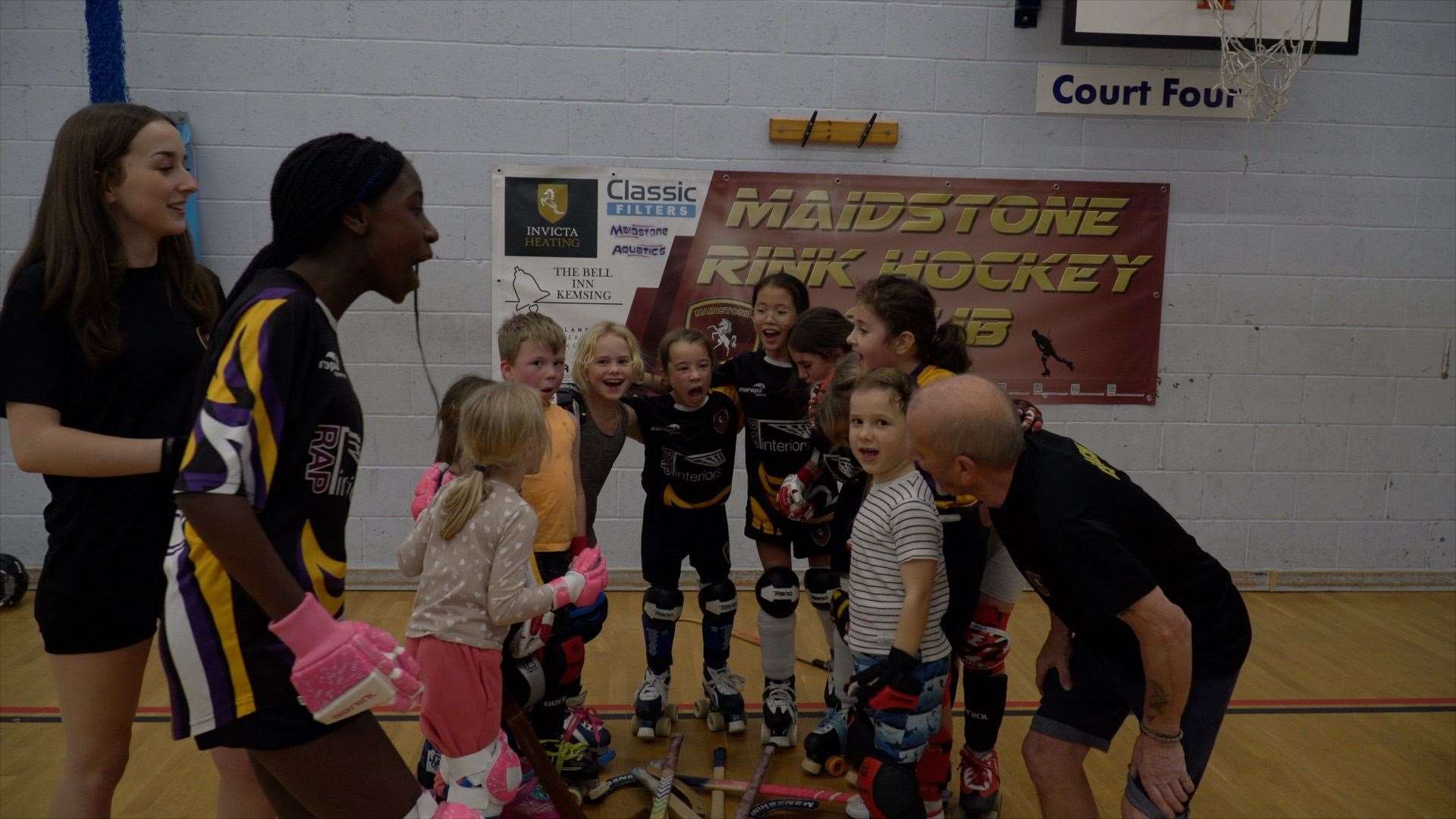 Maidstone Roller Hockey Club has trained generations of young athletes at the YMCA in Loose since 1973. Picture: KMTV