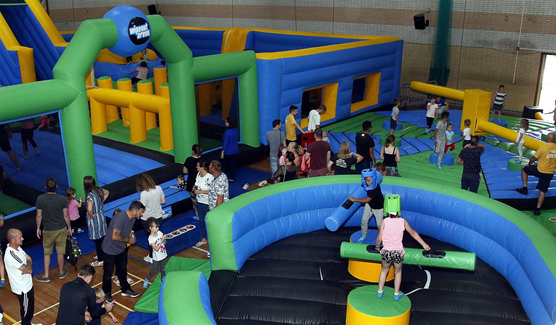 Wipeout Arena at a previous event in Sittingbourne