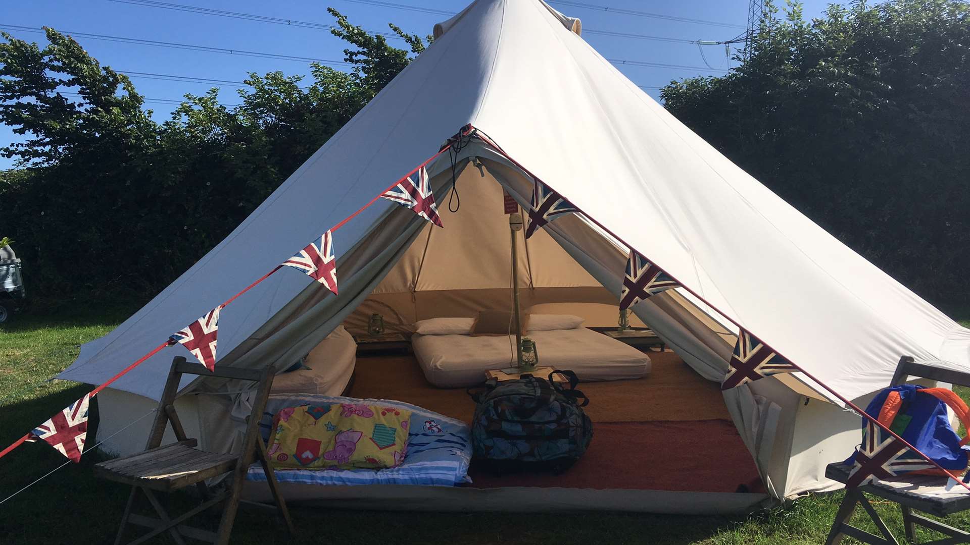 Our glamorous bell tent in Dorset