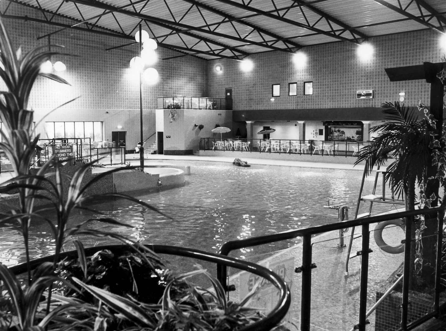 Cascades Swimming Pool, pictured after the pool opened