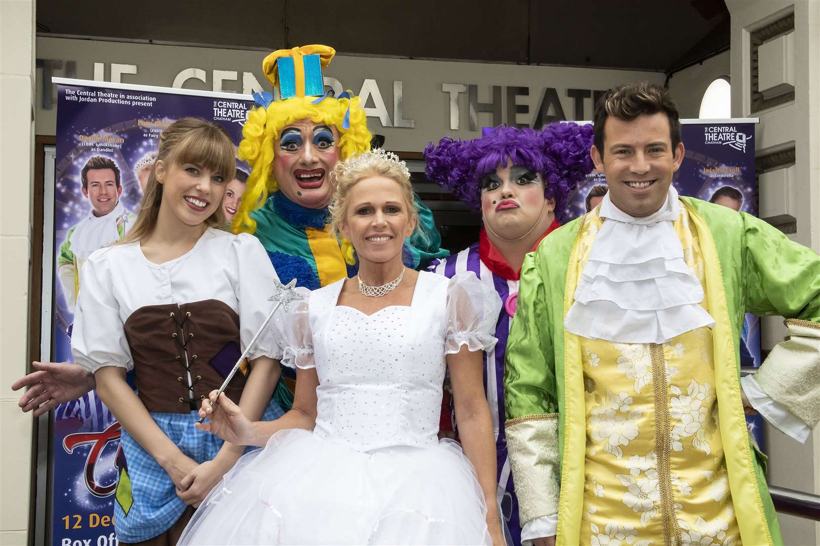 The cast of Cinderella at Chatham's Central Theatre