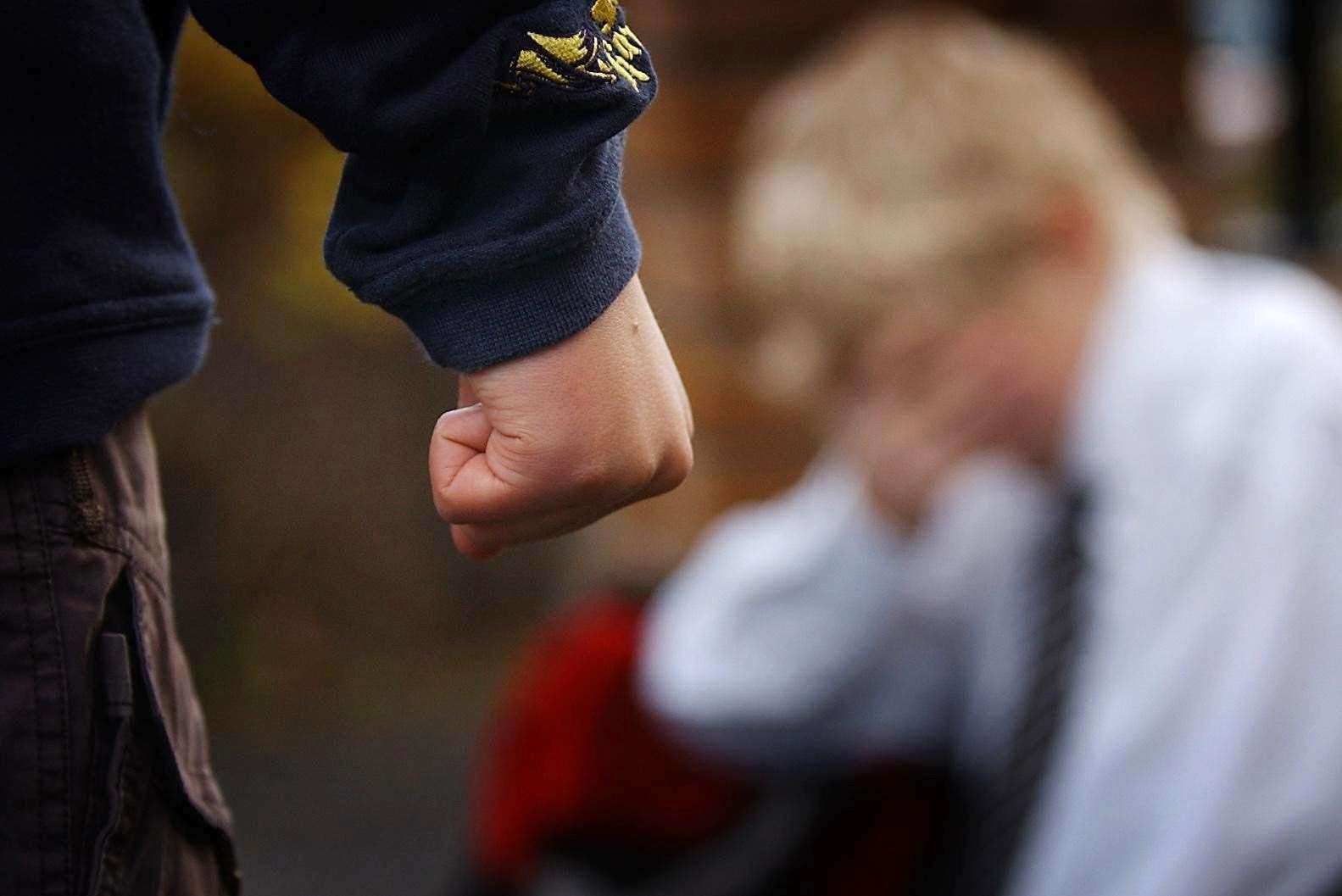 Bullying can seriously affect a child's well-being. Stock picture