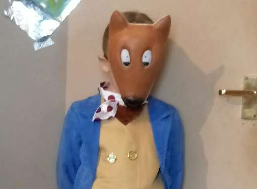 Five-year old Thomas Bailey as Fantastic Mr Fox
