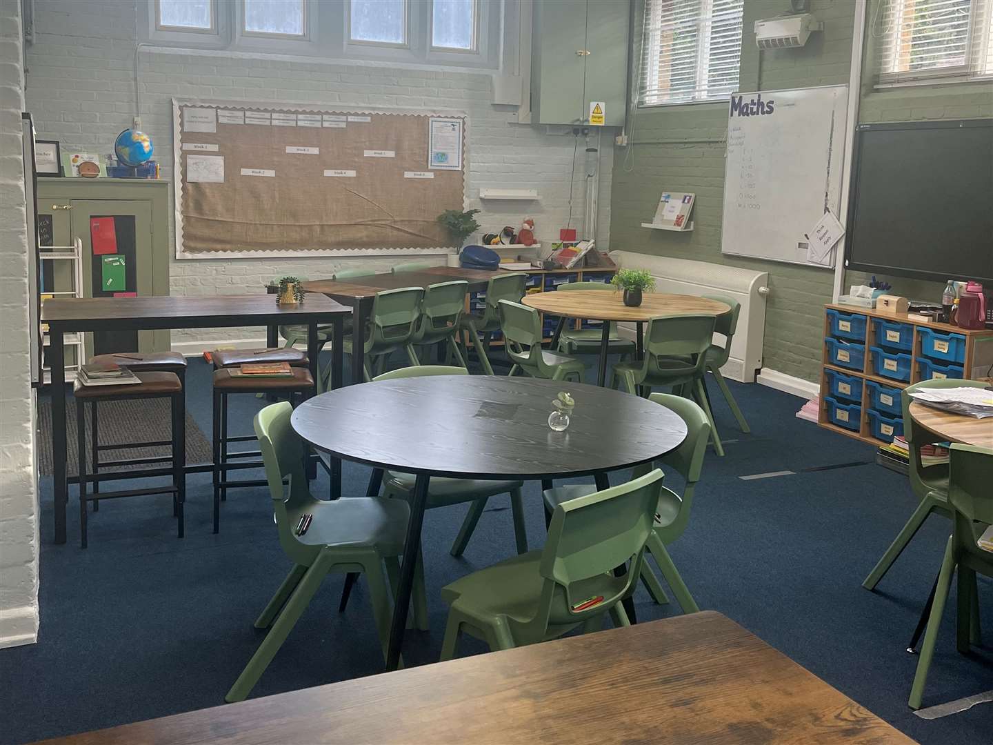 The school has created therapeutic classrooms, which aim to create an environment that reduces stress for pupils